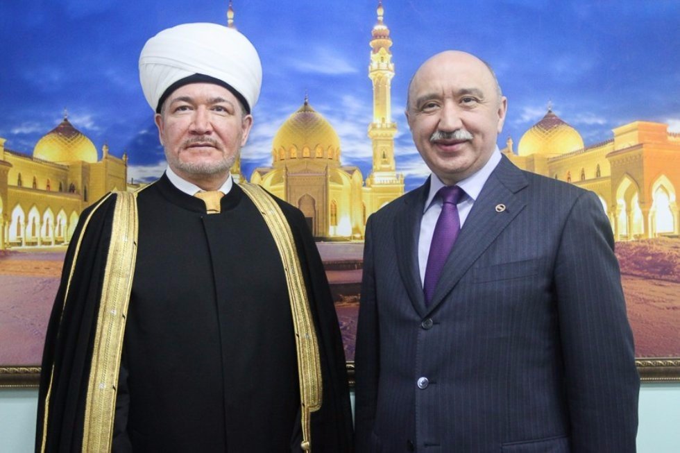Delegation of the Muslim Board of Russia at Kazan University ,Lobachevsky Library, Rawil Gaynetdin, IIRHOS, Muslim Board of Russia