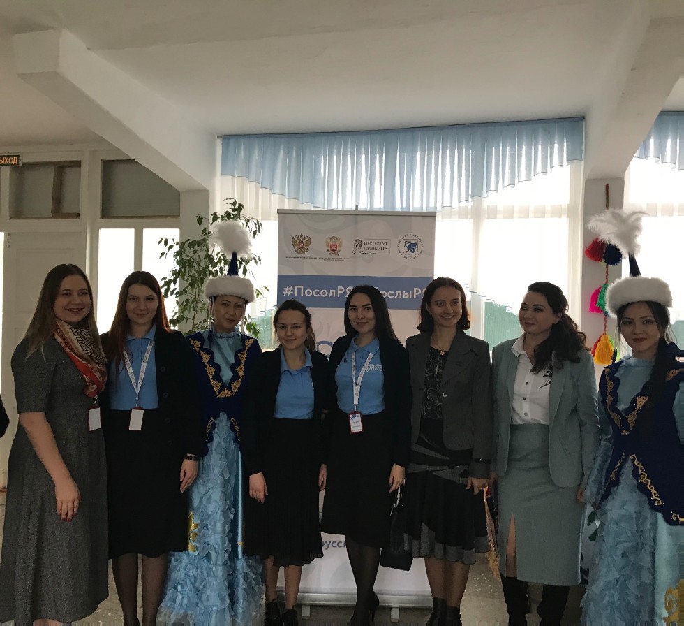 A warm welcome in Kazakhstan ,Ambassadors of the Russian language