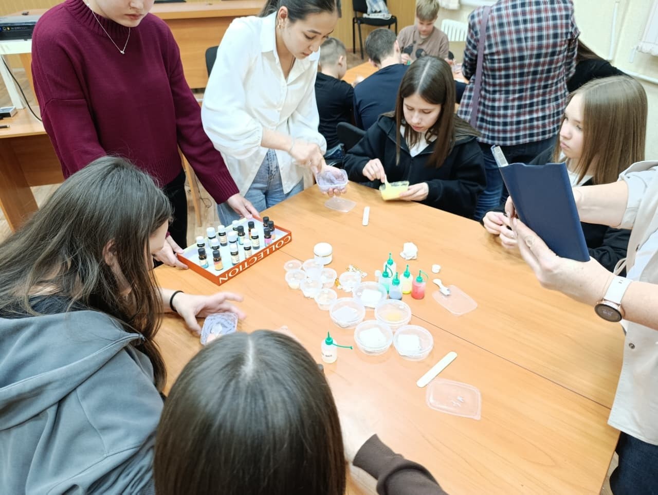 Прошел мастер-класс по созданию мыла Прошел мастер-класс по созданию мыла