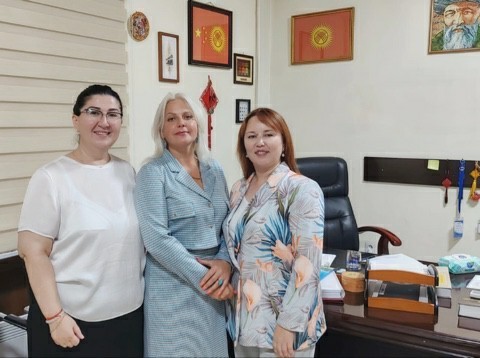 Meeting with undergraduates was held in Kyrgyzstan