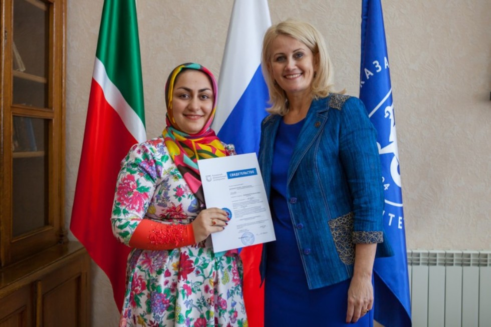 В Елабужском институте КФУ завершилось обучение студентов из Ирана В Елабужском институте КФУ завершилось обучение студентов из Ирана