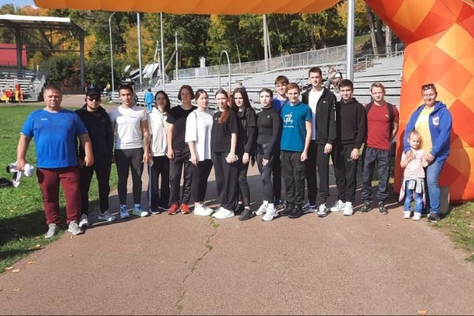 Студенты Елабужского института КФУ приняли участие в забеге в рамках состязания  ,Елабужский институт КФУ