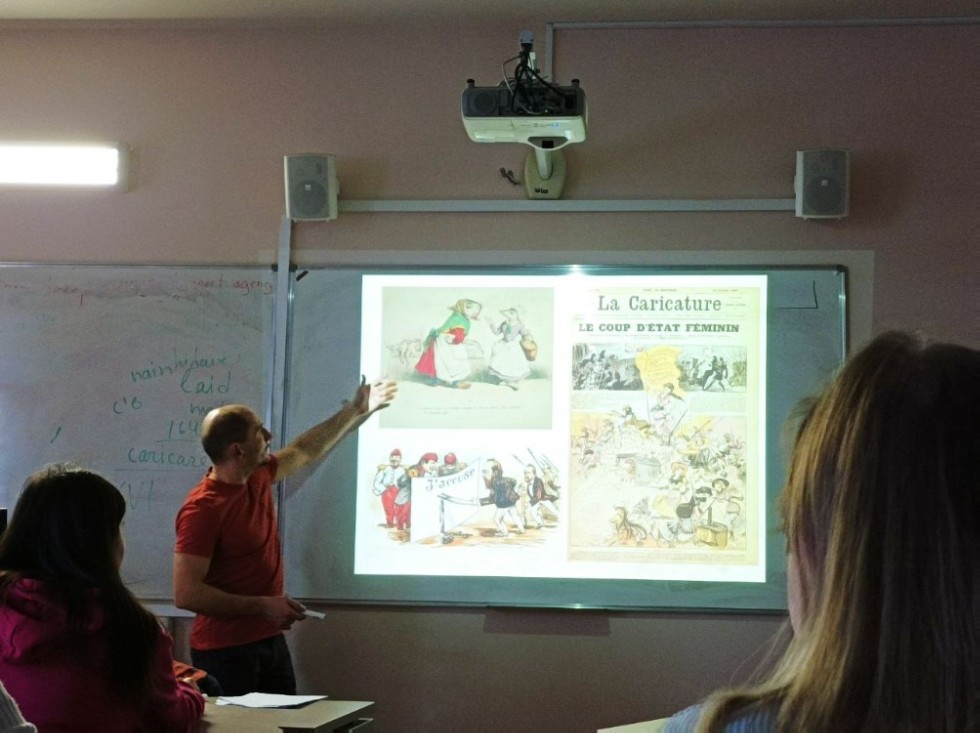 Знакомство с французской карикатурой Знакомство с французской карикатурой