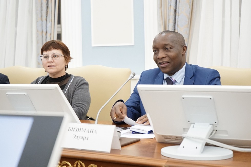 Visit by Ambassador of Burundi Edouard Bizimana