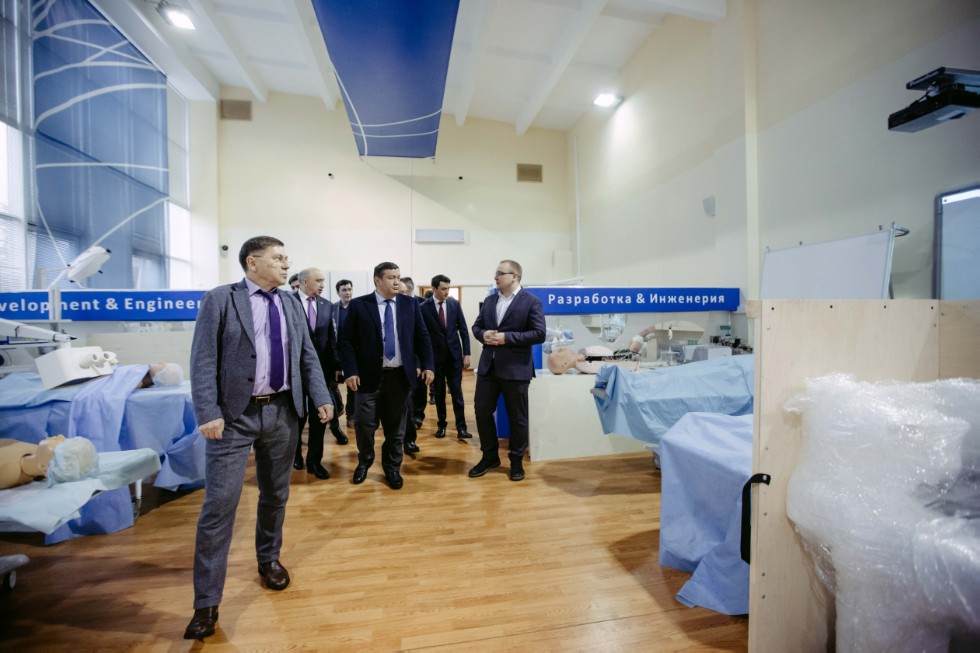 Delegation of Bukhara Region, Uzbekistan, at Kazan Federal University ,Bukhara, Uzbekistan, Bukhara State Medical University