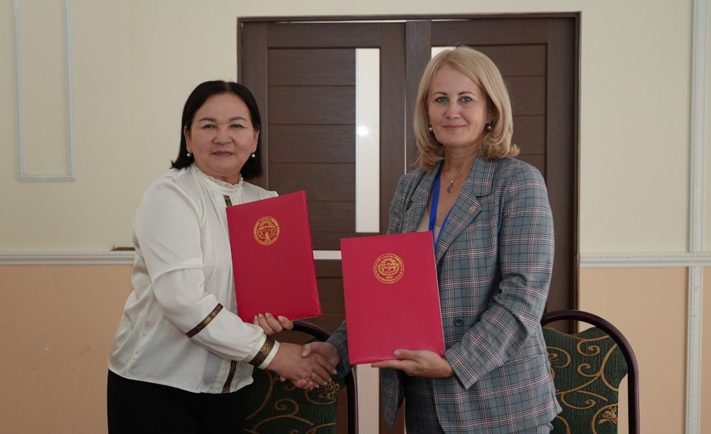 Elabuga Institute of KFU took part in an educational fair in Kyrgyzstan