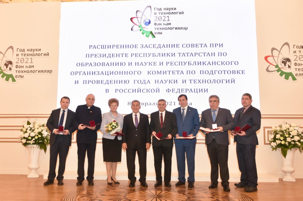 Scientists received state awards of Tatarstan for 2020 ,IIR, IFMB, IC, IE, IPE, RCCPRM