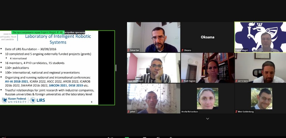 Head of the Laboratory of Intelligent Robotic Systems gave a lecture at the Jerusalem College of Technology