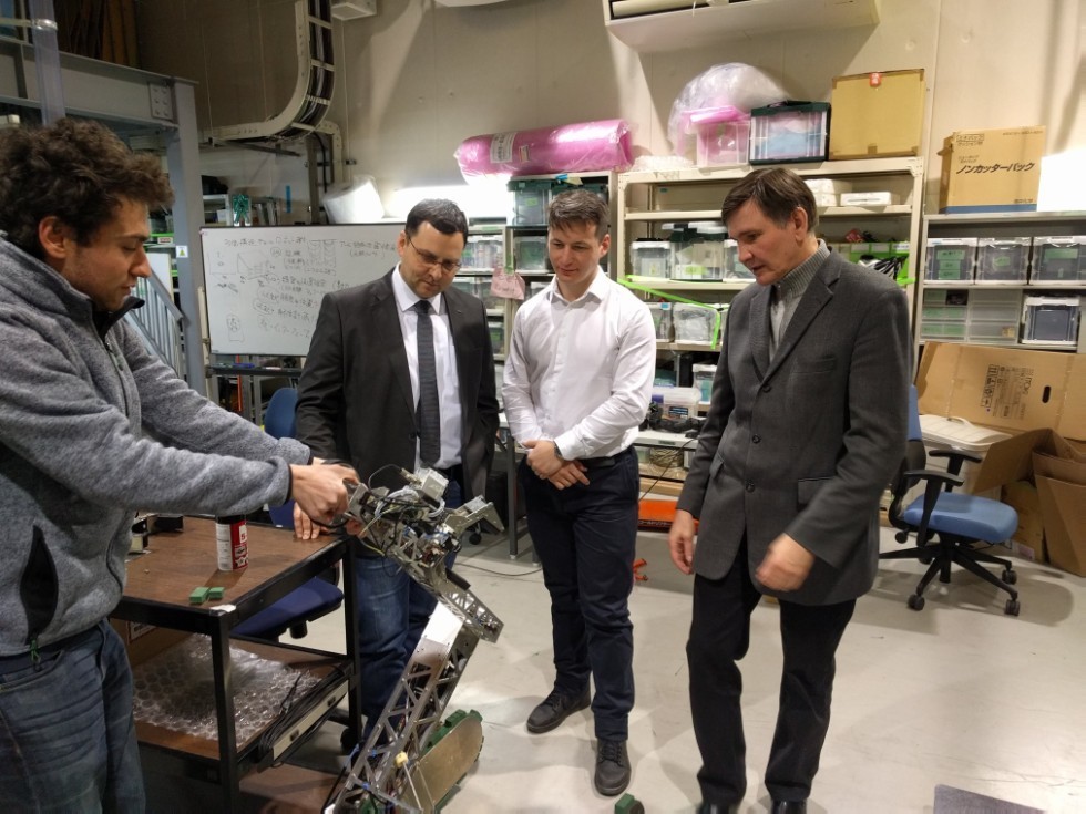 employees of the laboratory of Intelligent Robotic Systems visited Kyoto University ,robotics, LIRS, Kyoto University, UAV, RSE