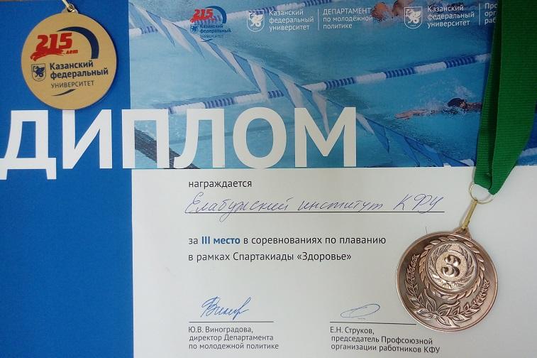 Преподаватели Елабужского института КФУ завоевали 'бронзу' и 'серебро' в рамках Спартакиады 'Здоровье' Преподаватели Елабужского института КФУ завоевали 'бронзу' и 'серебро' в рамках Спартакиады 'Здоровье'