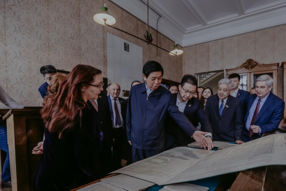 Chairman of the Standing Committee of National People's Congress of China Li Zhanshu visited Kazan Federal University