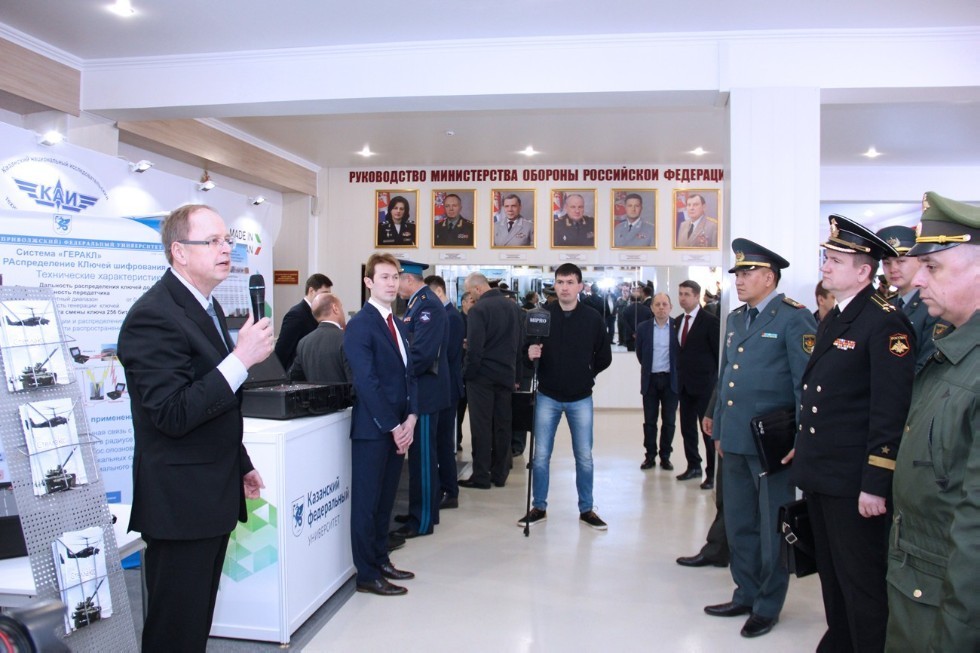Chief of General Staff of Russian Army notes secure communications system created at Kazan University