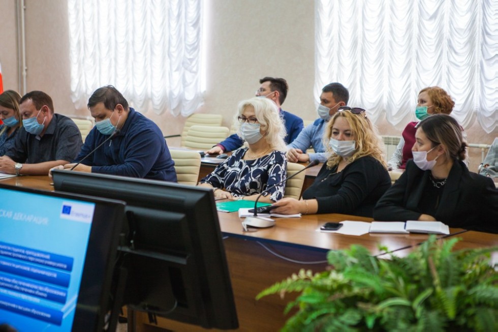 В Елабужском институте КФУ состоялась встреча с директором национального офиса Erasmus+ в России Ольгой Олейниковой В Елабужском институте КФУ состоялась встреча с директором национального офиса Erasmus+ в России Ольгой Олейниковой