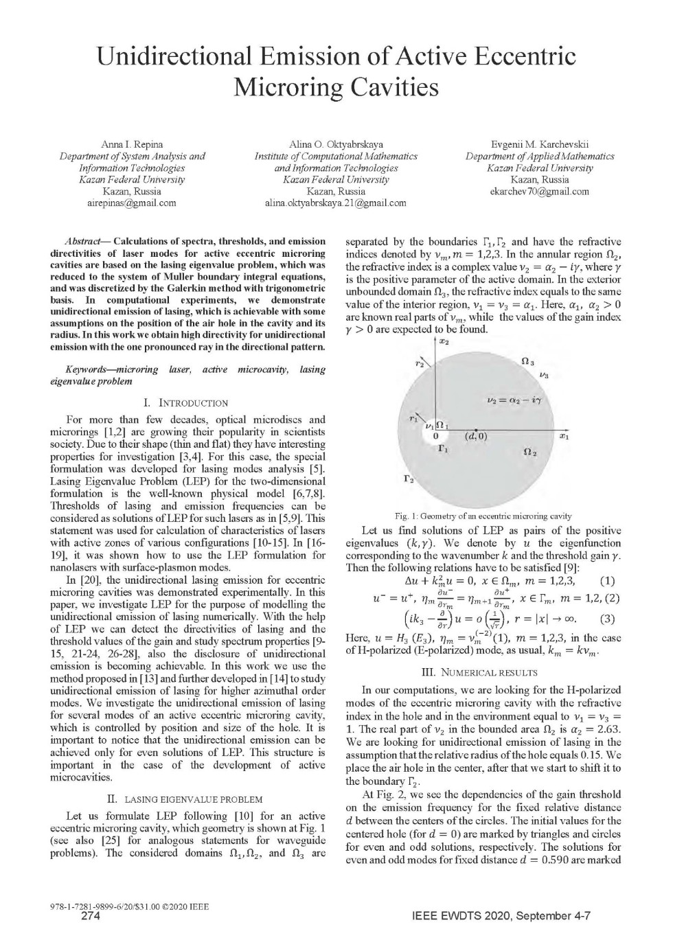 ����� ���������� ����������� � ��������� ������� ���������� ����������