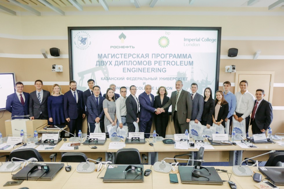 Master program in petroleum engineering launched by Kazan University, Imperial College London, BP and Rosneft ,Rosneft, BP, Imperial College London, IGPT