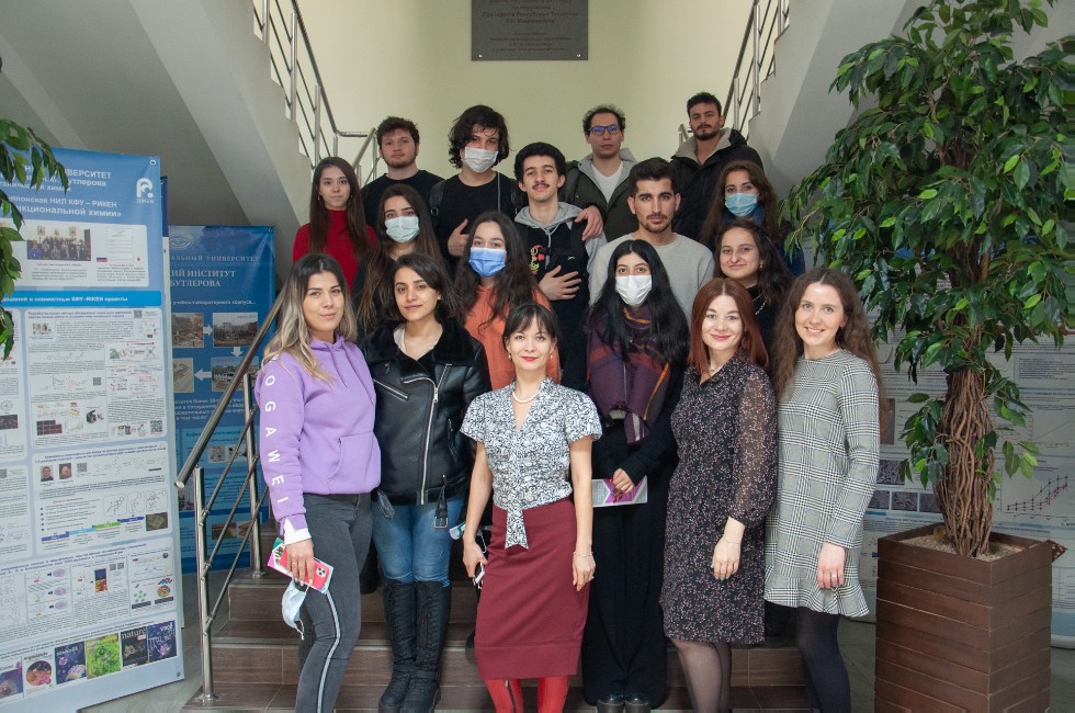 Студенты Подготовительного факультета для иностранных учащихся КФУ посетили Химический институт им. А. М. Бутлерова