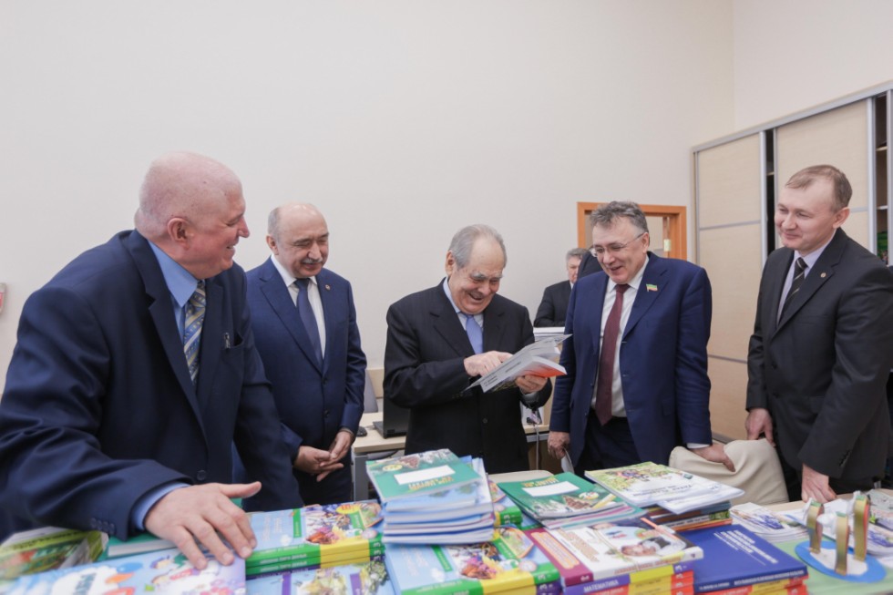 State Counsellor of Tatarstan Mintimer Shaimiev visited Kazan University's teacher education cluster