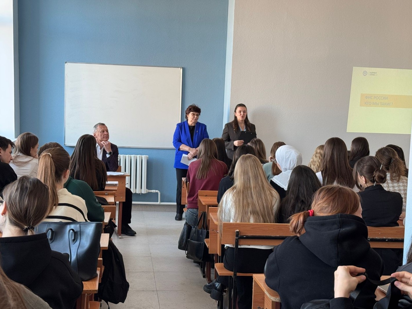 22 января 2025 года состоялась встреча студентов ИУЭФ КФУ с сотрудниками Управления Федеральной налоговой службы Республики Татарстан 22 января 2025 года состоялась встреча студентов ИУЭФ КФУ с сотрудниками Управления Федеральной налоговой службы Республики Татарстан