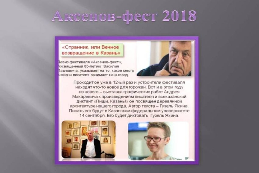 Аксенов-фест в Казани ,Книги, библиотека, читать