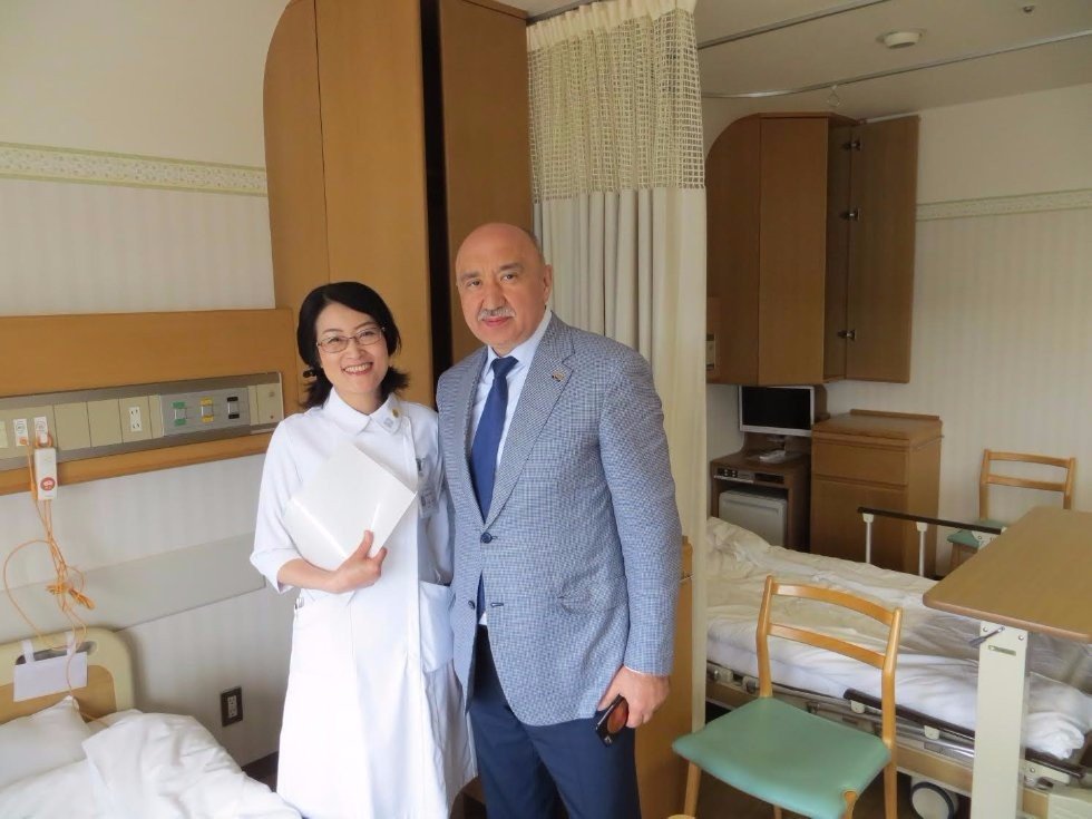 Rector Ilshat Gafurov's Meeting with President of Kanazawa University Yamazaki Koetsu