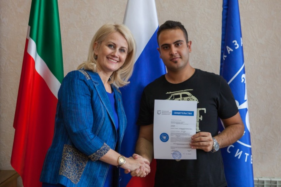 В Елабужском институте КФУ завершилось обучение студентов из Ирана В Елабужском институте КФУ завершилось обучение студентов из Ирана