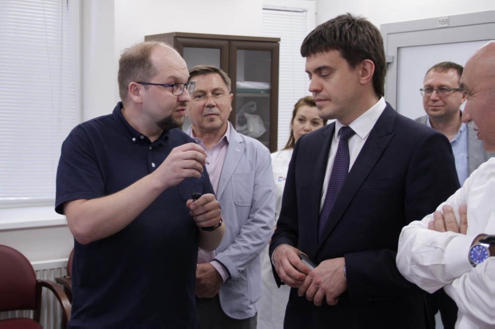Minister of Science and Higher Education of Russia Mikhail Kotyukov visited Kazan University's medical facilities