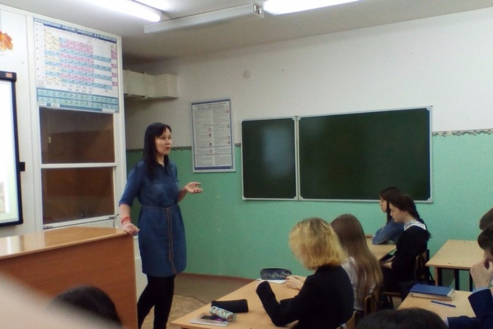 Встреча с абитуриентами в елабужской школе №10 Встреча с абитуриентами в елабужской школе №10