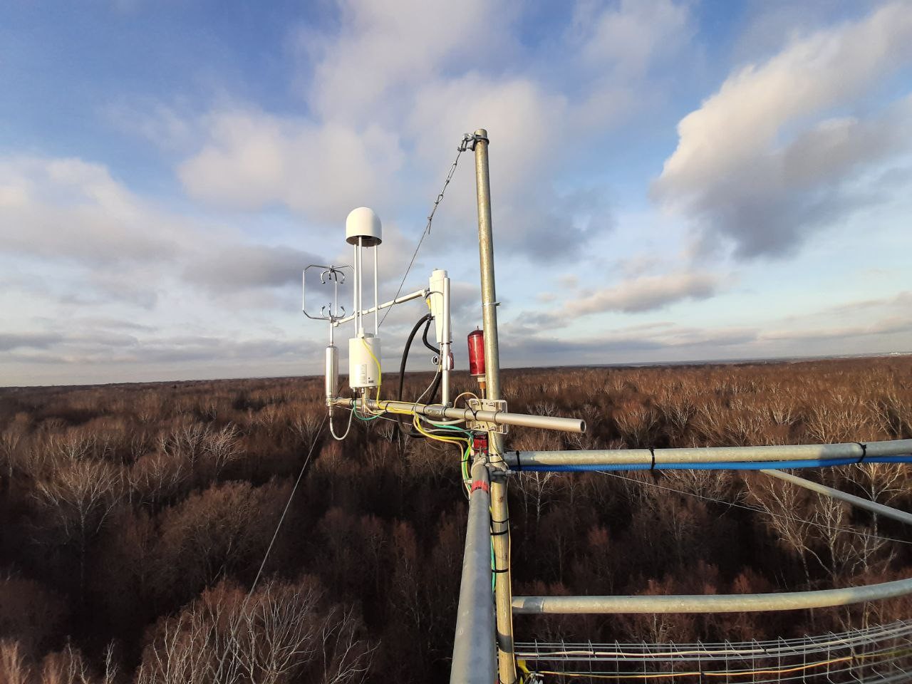 Начаты непрерывные наблюдения на лесном участке полигона 'Карбон-Поволжье'. Начаты непрерывные наблюдения на лесном участке полигона 'Карбон-Поволжье'.