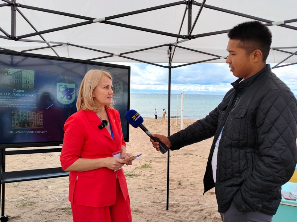 Elabuga Institute of KFU took part in an educational fair in Kyrgyzstan