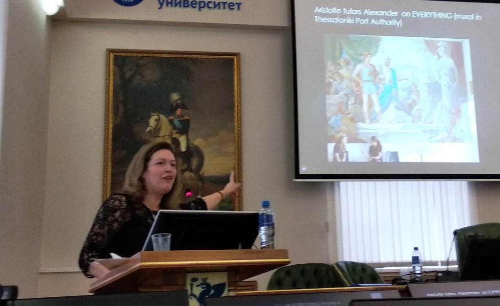 'Из затакта' начал работу в Казанском университете симпозиум антиковедов 'Из затакта' начал работу в Казанском университете симпозиум антиковедов