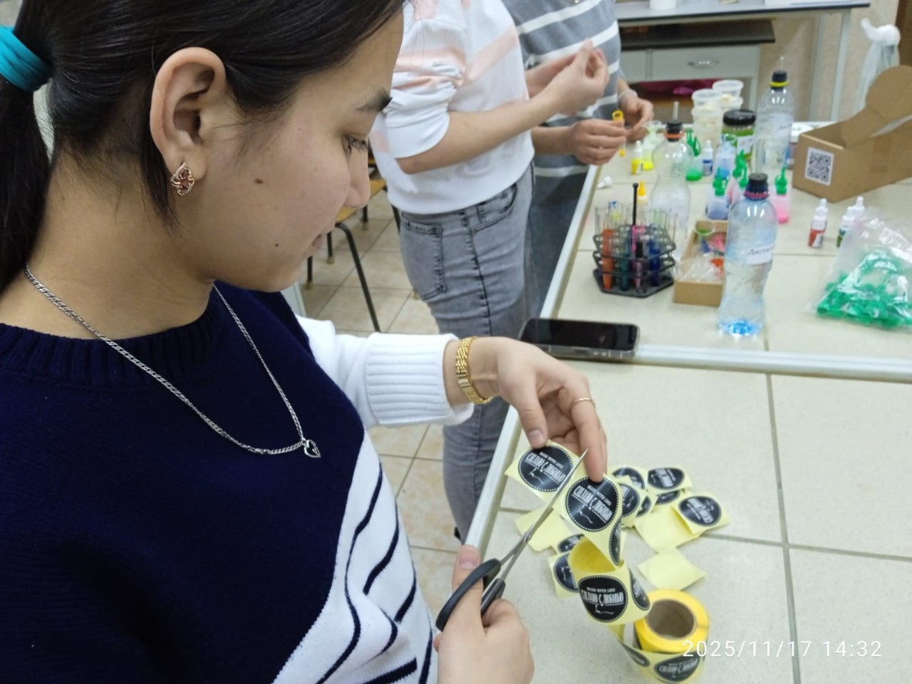 Прошел мастер-класс по созданию мыла Прошел мастер-класс по созданию мыла