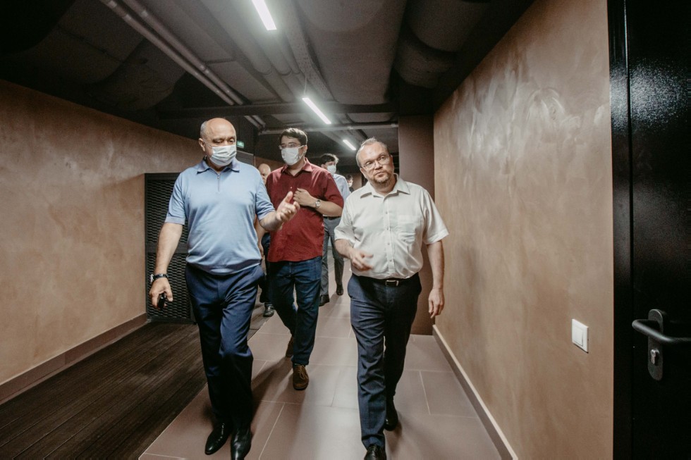 Rector Ilshat Gafurov met with General Director of Tattelecom Ayrat Nurutdinov Rector Ilshat Gafurov met with General Director of Tattelecom Ayrat Nurutdinov