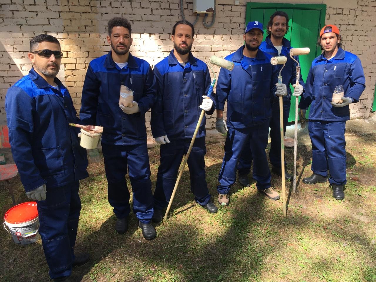 International students continue their work and study shift at Yalchik Camp