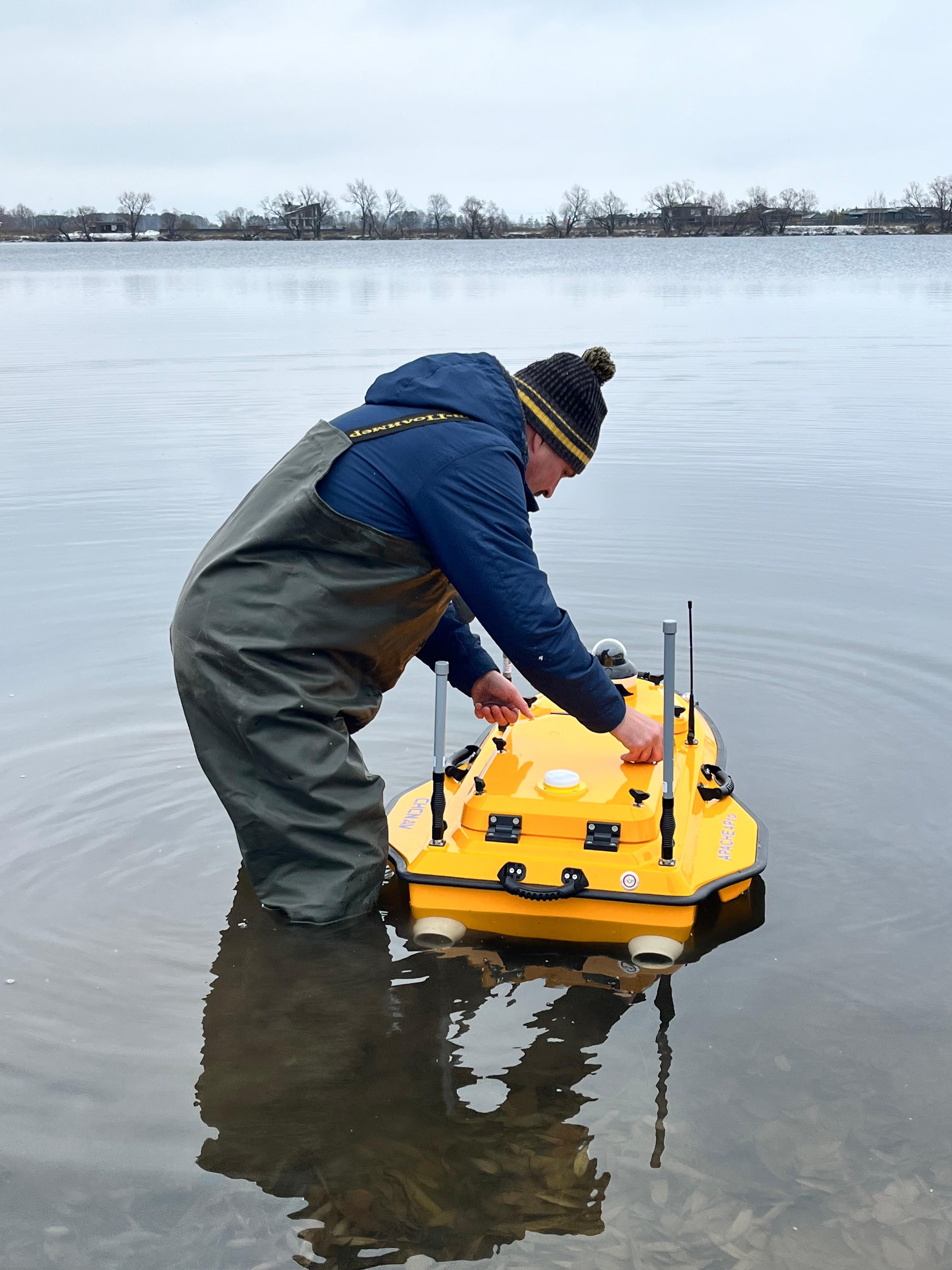 Введен в эксплуатацию компактный беспилотный гидрографический комплекс Apache 4 Pro Введен в эксплуатацию компактный беспилотный гидрографический комплекс Apache 4 Pro