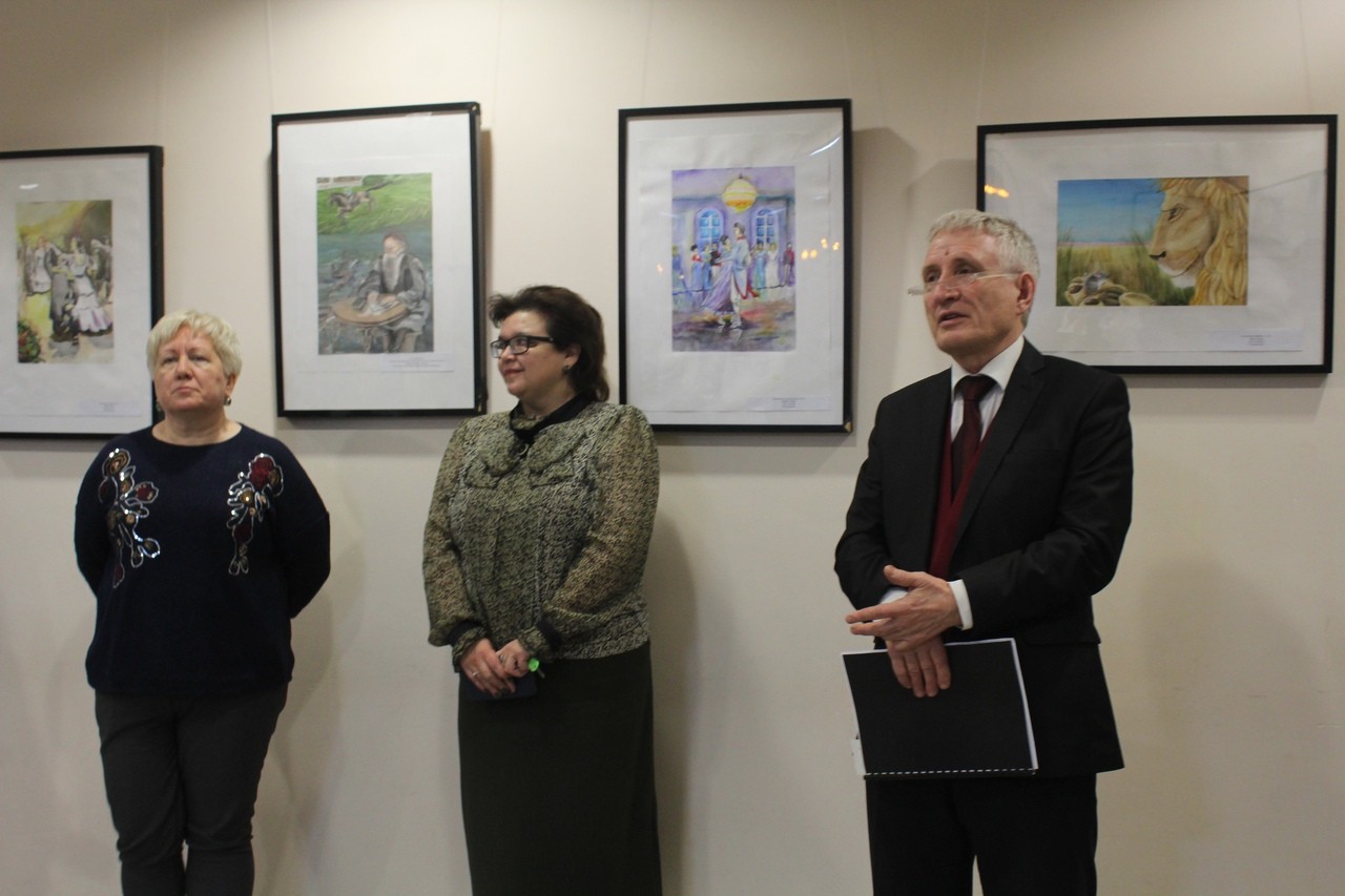 Выставка, посвященная юбилею Толстого Выставка, посвященная юбилею Толстого