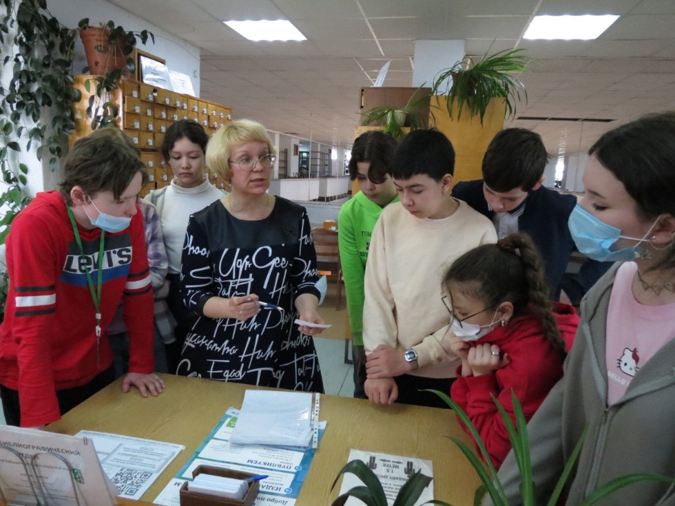 Лицеисты посетили Научную библиотеку имени Н.И. Лобачевского КФУ ,2021-2022 учебный год, мероприятия