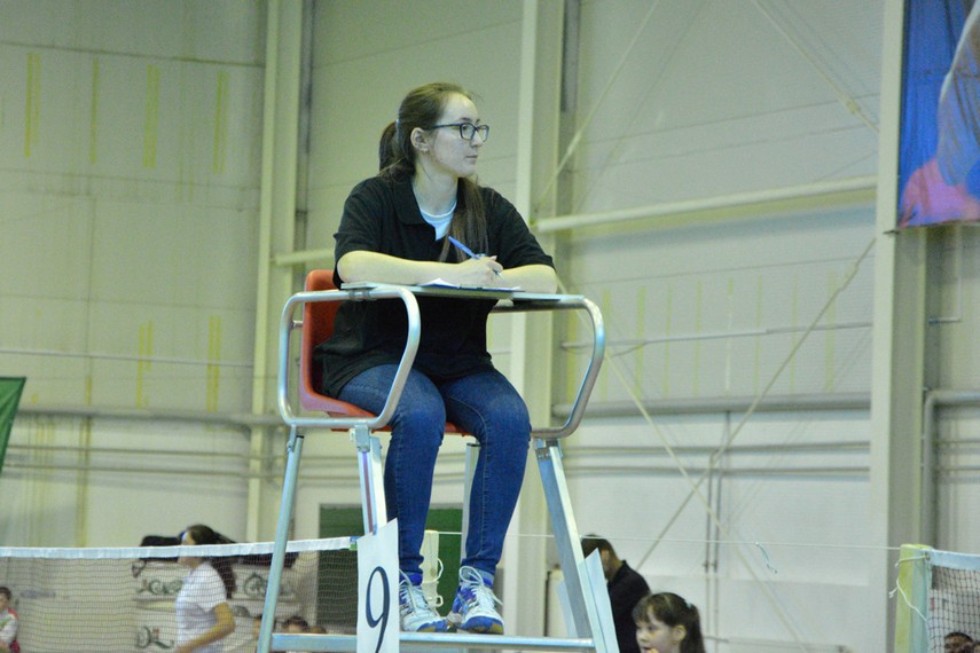 Студенты Елабужского института - судьи на Кубке РТ по бадминтону Студенты Елабужского института - судьи на Кубке РТ по бадминтону