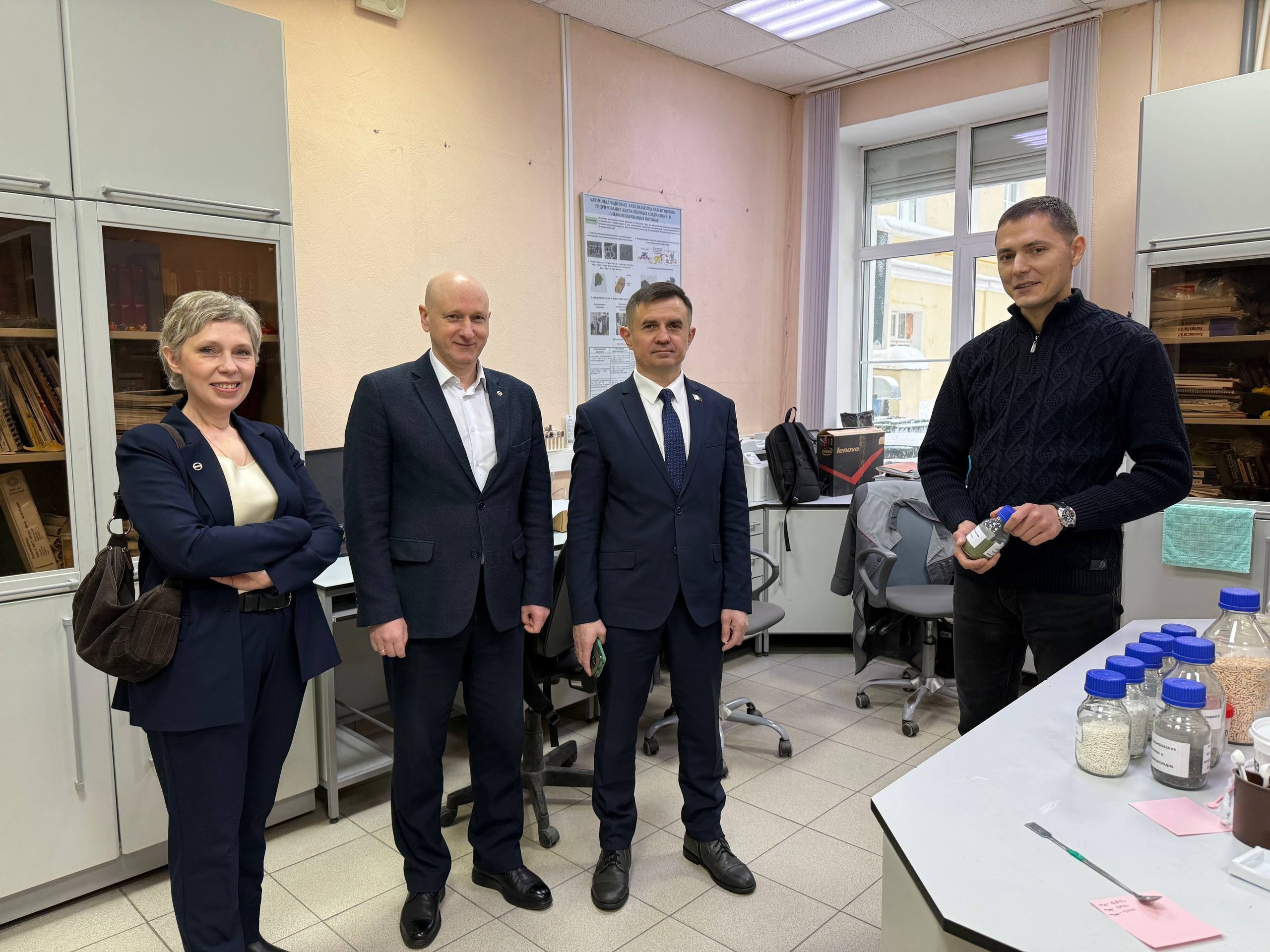 Визит ректора БГТУ в Химический институт Визит ректора БГТУ в Химический институт