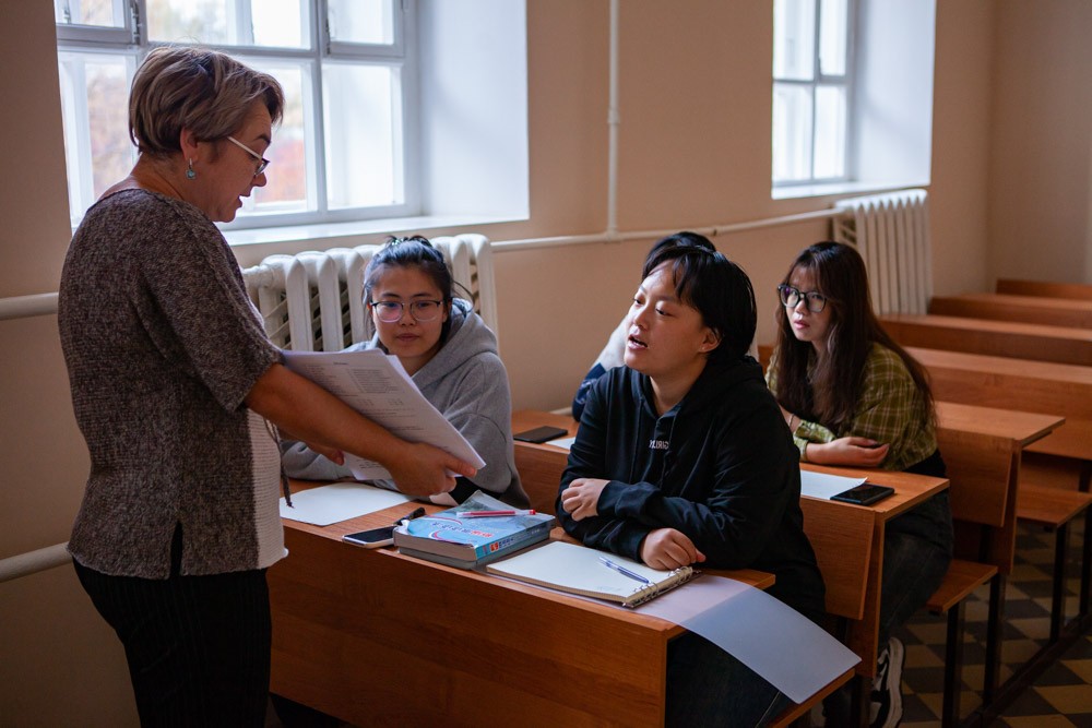 Students from China are interning at Elabuga Institute of KFU.