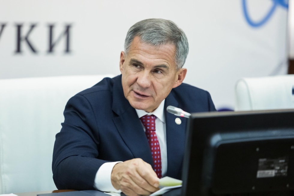 Council of Rectors of Tatarstan and President of Tatarstan Rustam Minnikhanov met on Russian Science Day