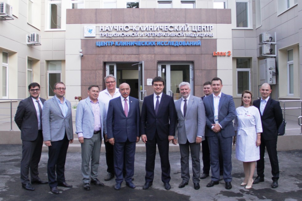Minister of Science and Higher Education of Russia Mikhail Kotyukov visited Kazan University's medical facilities