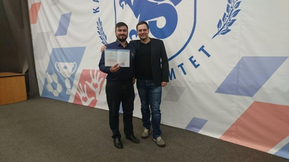 The first graduates of postgraduate study of the Higher Institute of Information Technologies and Intelligent Systems got a Postgraduate Certificate of Education ,ITIS, LIRS, postgraduate study, robotics, dissertation