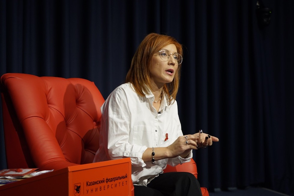 Psychologist and social activist Svetlana Izambaeva reiterates the importance of HIV awareness