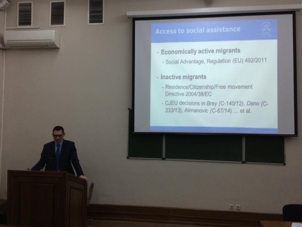 На Юрфаке обсудили вопросы интеграции в Европейском союзе и на Евразийском пространстве На Юрфаке обсудили вопросы интеграции в Европейском союзе и на Евразийском пространстве