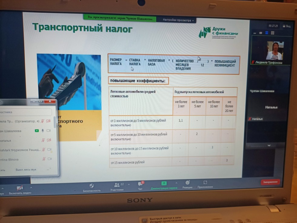 Слушатели Университета третьего возраста по программе Слушатели Университета третьего возраста по программе
