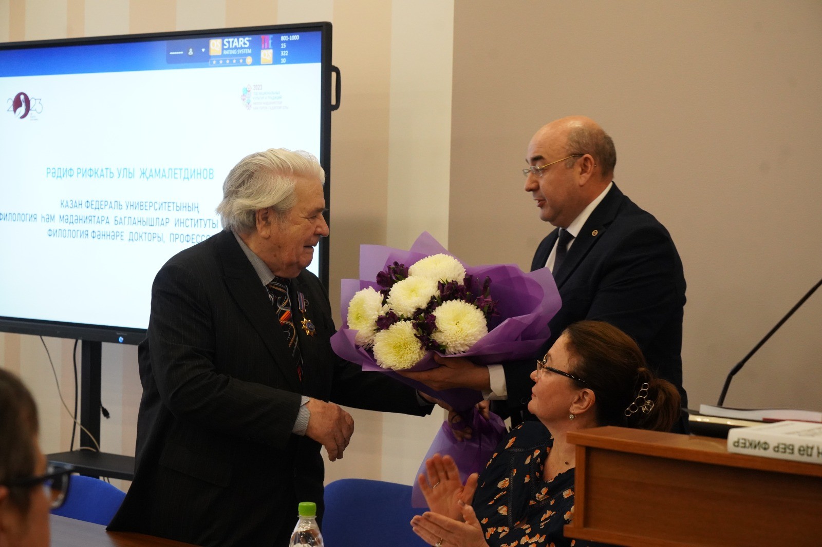 В Казанском университете чествовали профессора Марселя Бакирова В Казанском университете чествовали профессора Марселя Бакирова