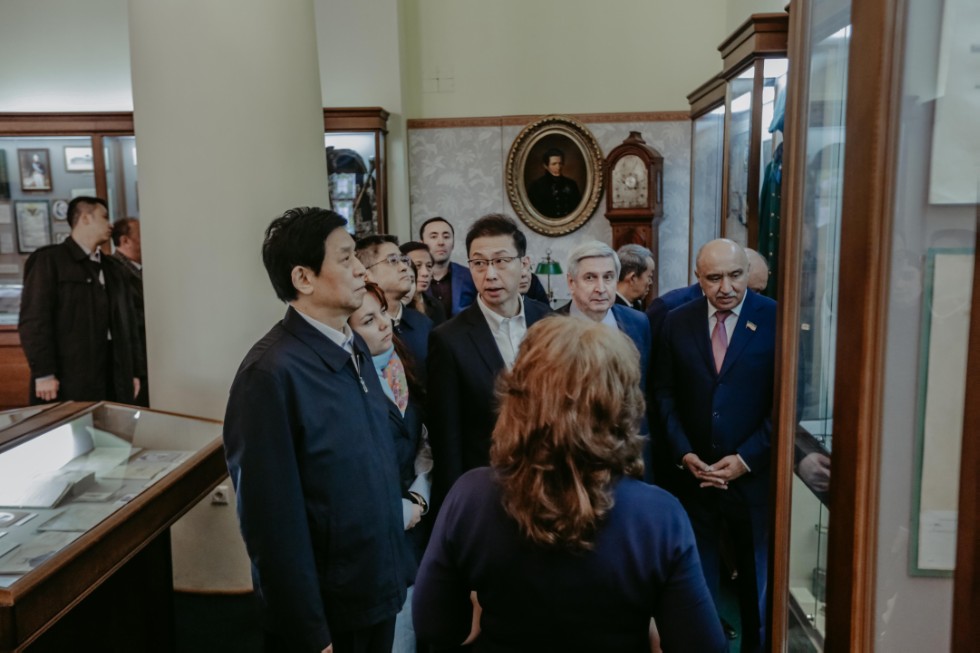 Chairman of the Standing Committee of National People's Congress of China Li Zhanshu visited Kazan Federal University ,China, National People's Congress