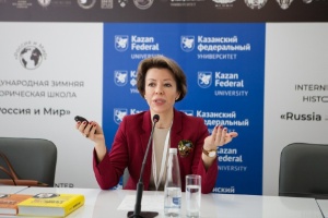 Вероника Крашенинникова выступила с лекцией в Международной исторической школе ,Елабужский институт КФУ