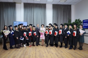 Сeremony of delivering diplomas to graduates of master's programs ,diplomas,mba,programs