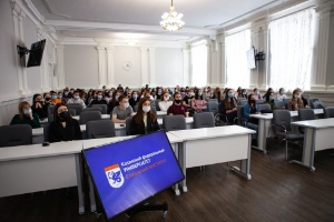 Встреча студентов ЕИ КФУ с активом Совета ветеранов Елабуги и ЕМР